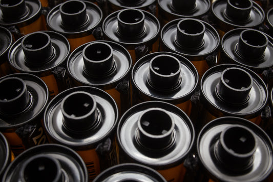 Fremkalle 35mm filmrull